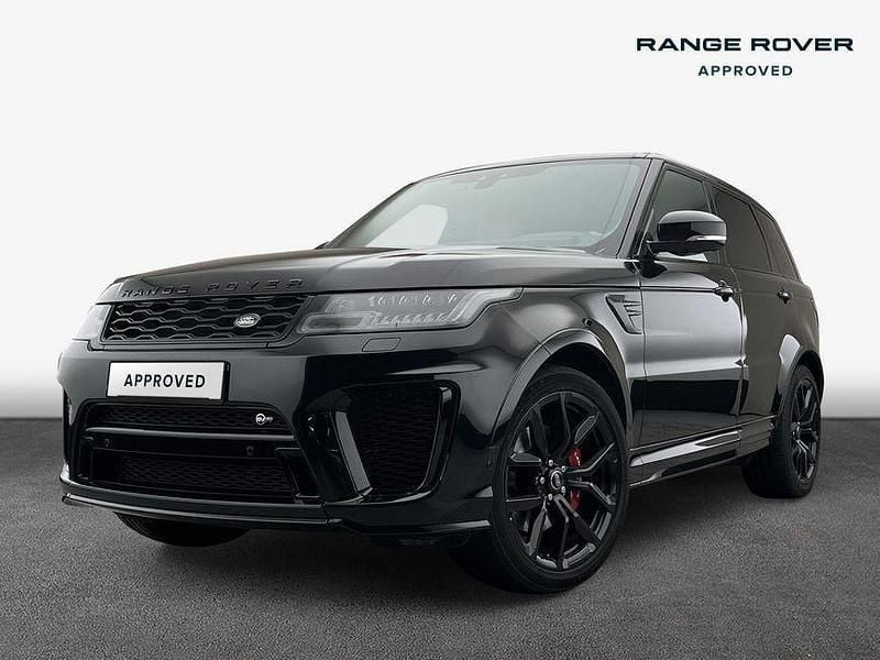 Schwarz santorini black metallic metallic Gebraucht 2022 Land Rover Range Rover Sport SVR SUV | 83.697 € (Guter Preis) - Bild 1/4
