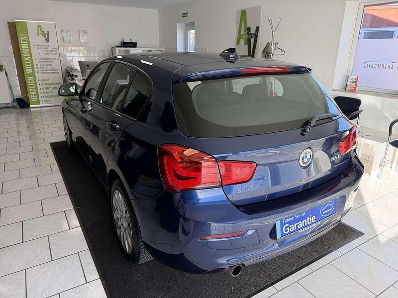 Gebraucht BMW 116 Advantage 109 PS (80 kW) 2016 Mediterranblau metallic Kleinwagen