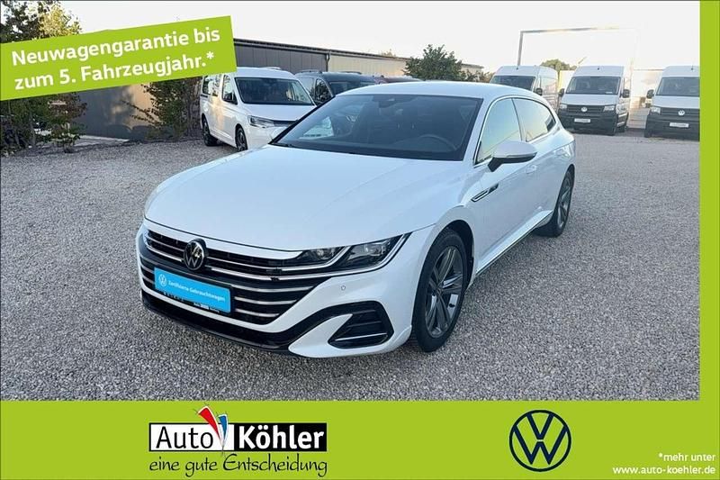 Oryxweiss perlmutteffekt Gebraucht 2024 VW Arteon Elegance Kombi | 31.330 € (Superpreis) - Bild 1/3