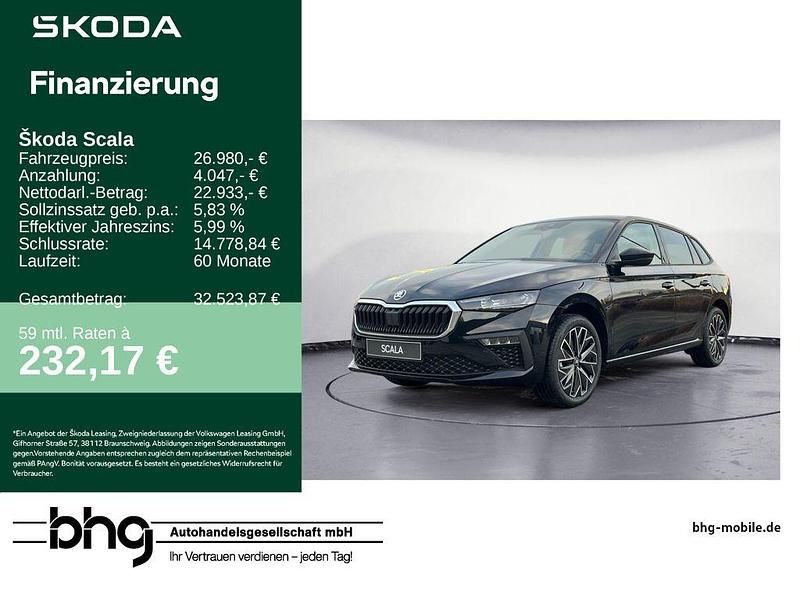 Schwarz Neu 2025 Skoda Scala Tour Kleinwagen | 26.980 € (Etwas zu teuer) - Bild 1/4