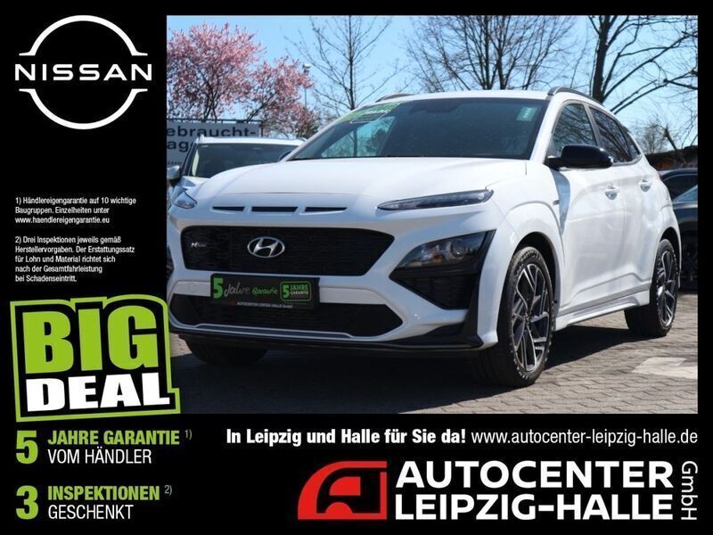 Weiß Gebraucht 2022 Hyundai Kona N Line SUV | 18.940 € (Guter Preis) - Bild 1/4