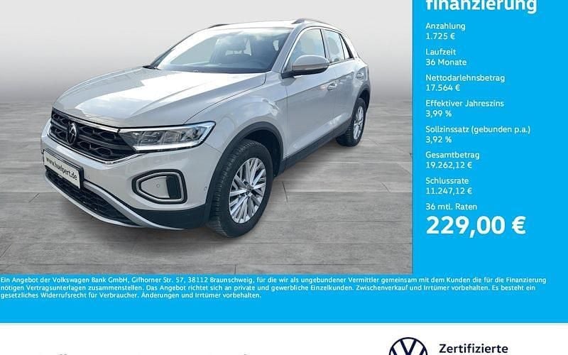 Gebraucht VW T-Roc Life 110 PS (80 kW) 2022 Grau SUV