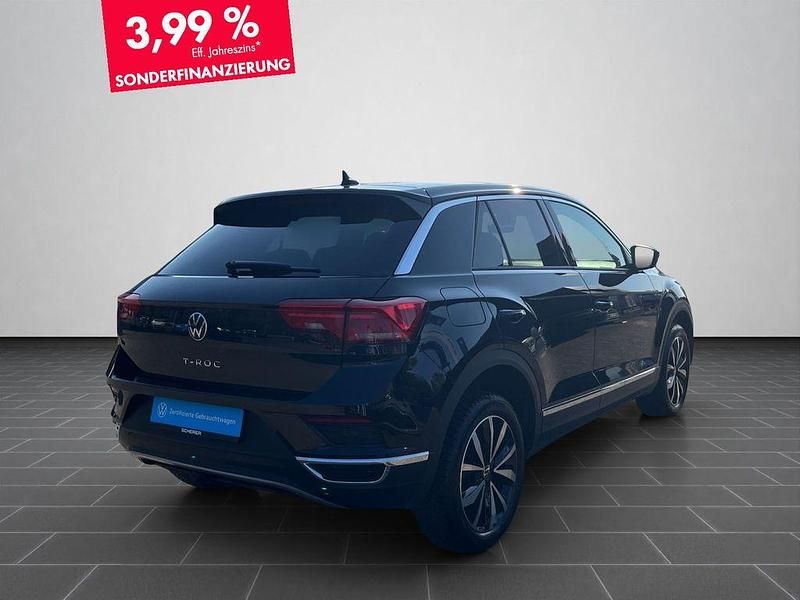 Gebraucht VW T-Roc Style 110 PS (80 kW) 2022 Deep black perleffekt (metallic) SUV
