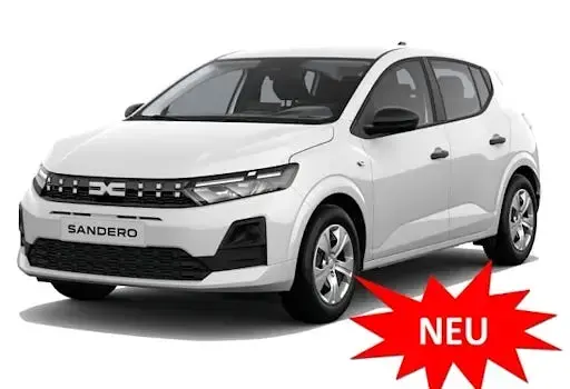 Neu Dacia Sandero Essentiel 101 PS (74 kW) 2026 Weiß Limousine