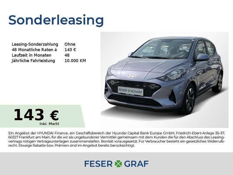 Meta blue Neu 2025 Hyundai i10 Trend Kleinwagen | 18.480 € (Fairer Preis) - Bild 1/4