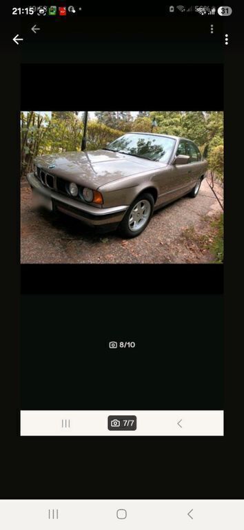 Beige Gebraucht 1988 BMW 525 Limousine | 14.500 € - Bild 1/4