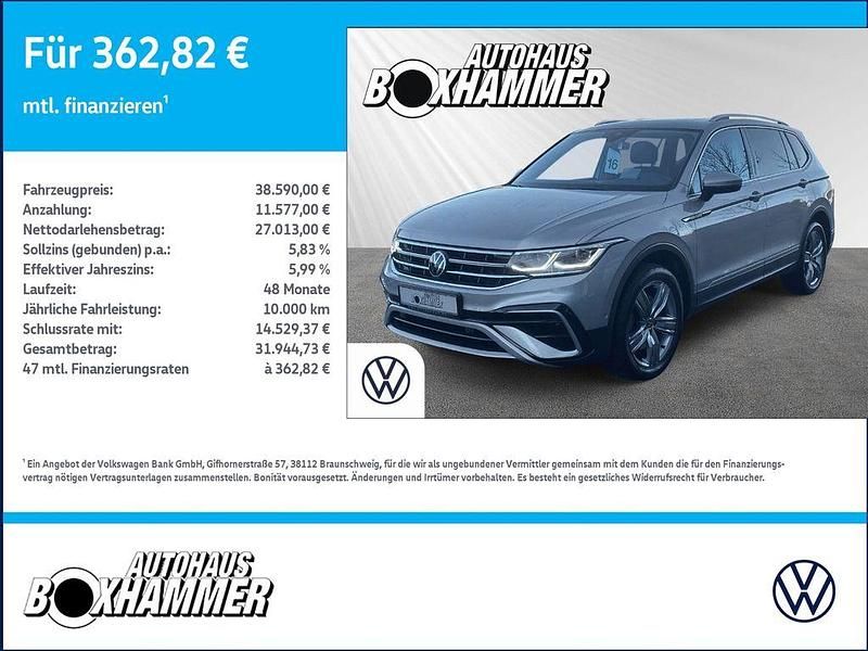 Gebraucht VW Tiguan Allspace Elegance 190 PS (139 kW) 2024 Pyrit silber SUV