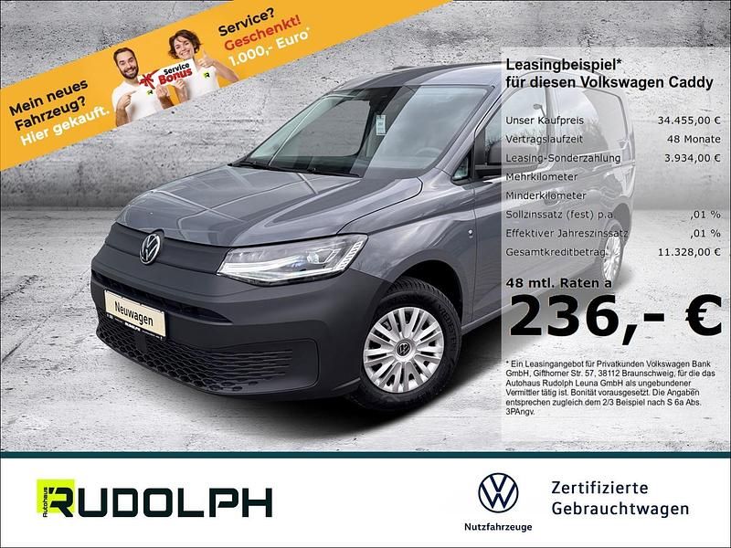 Grau Neu 2025 VW Caddy Van / Kleinbus | 34.455 € (Etwas zu teuer) - Bild 1/4