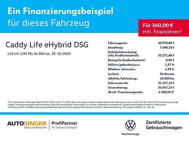 Gebraucht VW Caddy R 150 PS (110 kW) 2025 Indiumgrau metallic Van / Kleinbus