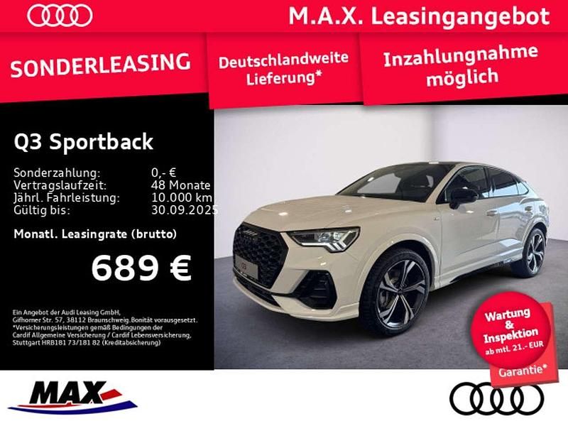 Gletscherweiß metallic Neu 2025 Audi Q3 S-Line SUV | 57.980 € (Teuer) - Bild 1/3