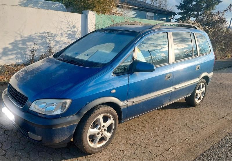 Blau Gebraucht 2002 Opel Zafira Van / Kleinbus | 1.950 € (Fairer Preis) - Bild 1/4