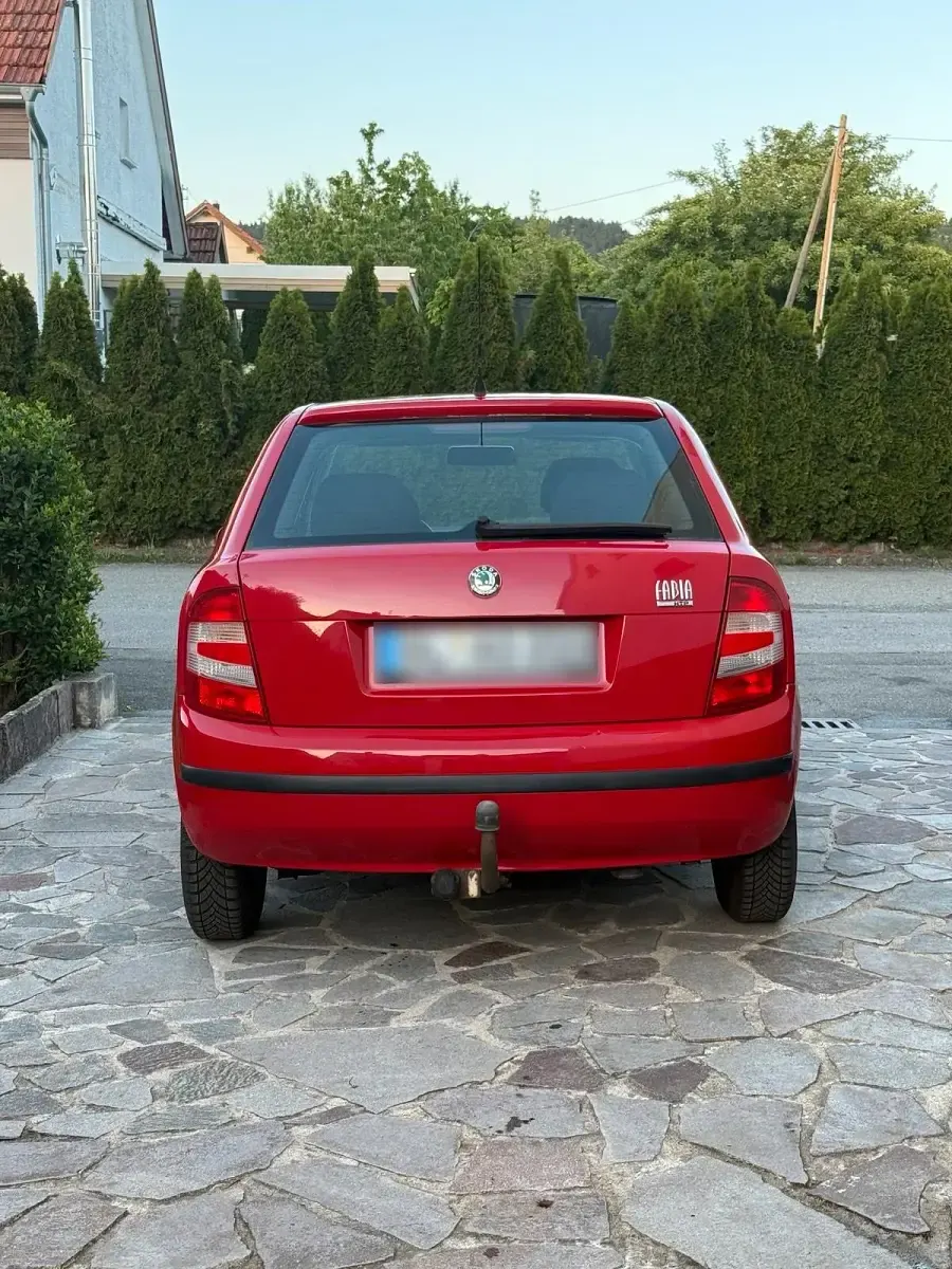 Gebraucht Skoda Fabia 54 PS (39 kW) 2007 Rot Kleinwagen