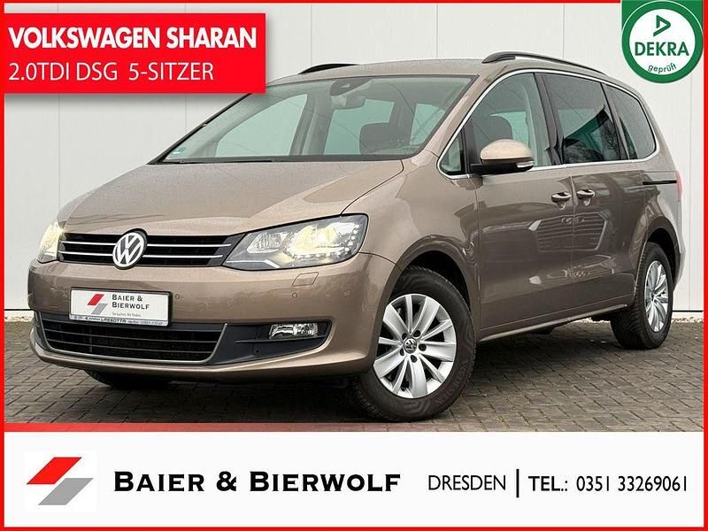 Gebraucht VW Sharan Comfortline 150 PS (110 kW) 2016 Gold Van / Kleinbus