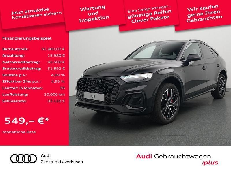 Schwarz Gebraucht 2024 Audi Q5 Business SUV | 61.480 € - Bild 1/4