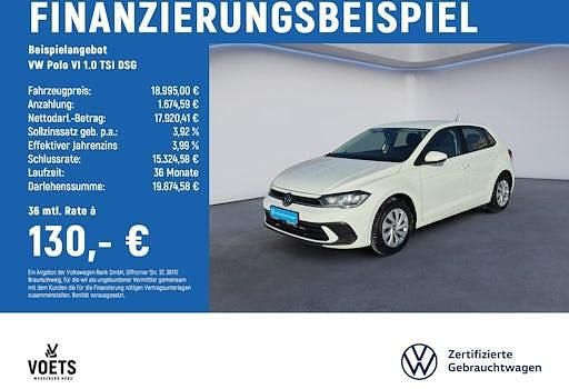 Gebraucht VW Polo Life 95 PS (69 kW) 2023 Weiß Limousine