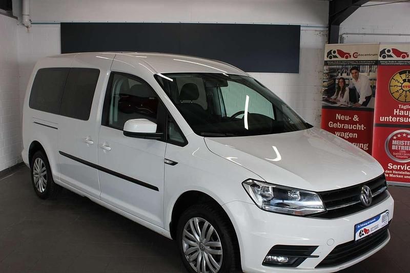 Gebraucht VW Caddy Maxi Trendline 125 PS (91 kW) 2018 Candyweiß Van / Kleinbus