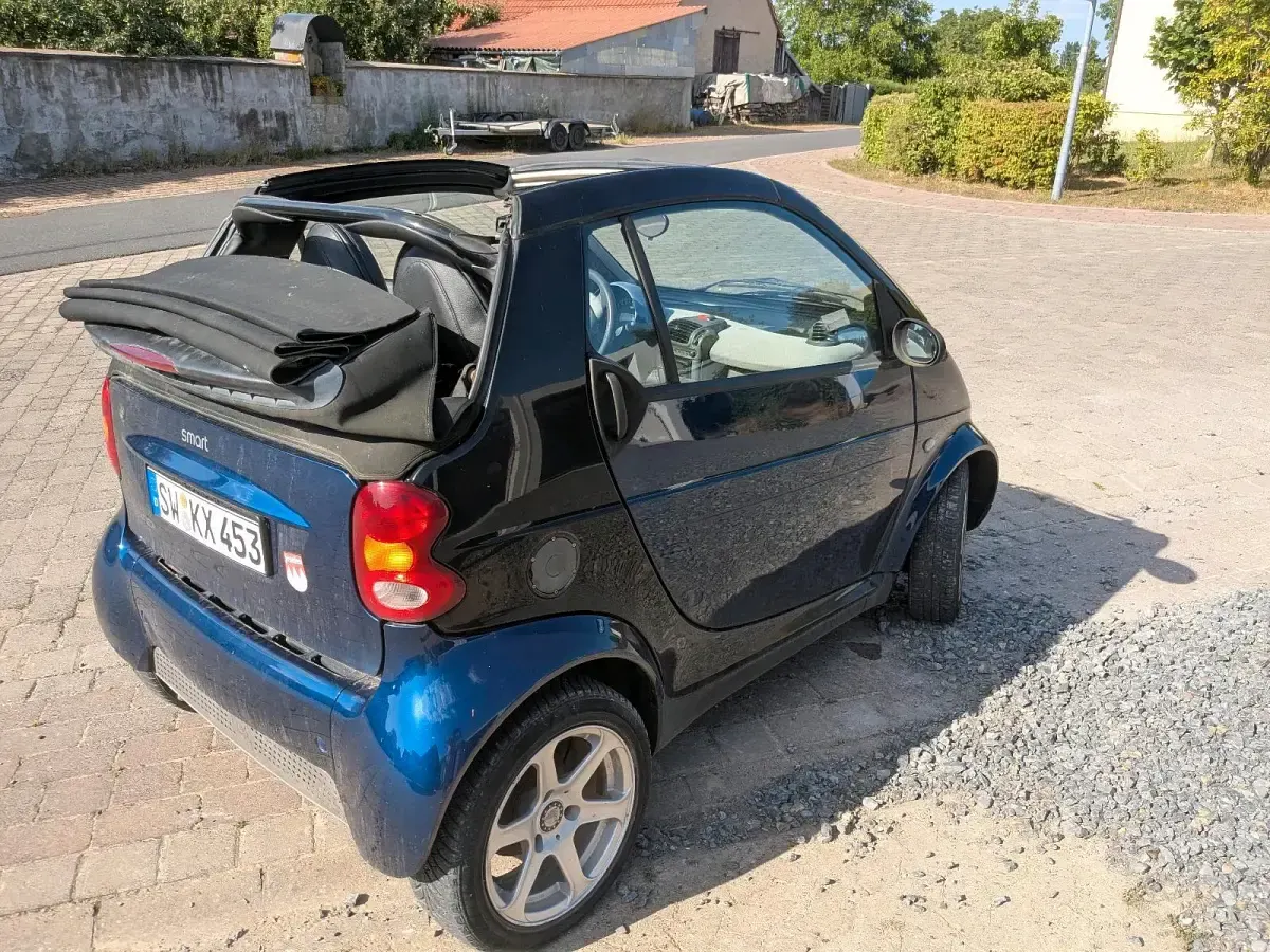 Gebraucht Smart ForTwo Cabrio 54 PS (39 kW) 2003 Blau Cabrio