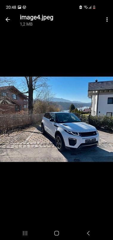 Weiß Gebraucht 2016 Land Rover Range Rover evoque HSE SUV | 18.499 € (Guter Preis) - Bild 1/3