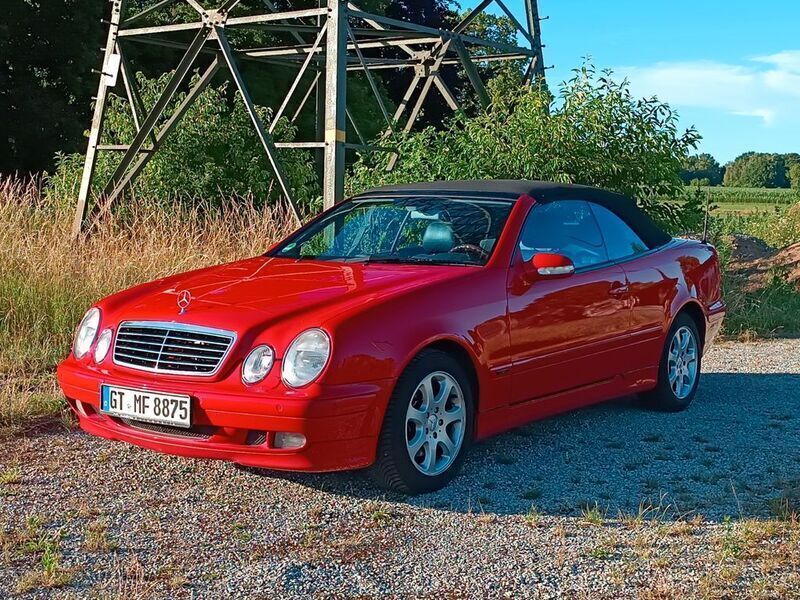 Rot Gebraucht 2001 Mercedes CLK200 Cabrio | 4.750 € (Superpreis) - Bild 1/4