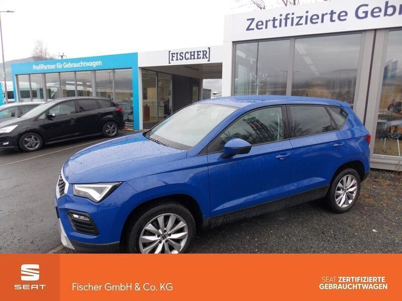 Blau Gebraucht 2021 Seat Ateca Style SUV | 21.988 € (Fairer Preis) - Bild 1/4