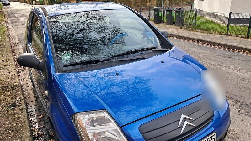 Gebraucht Citroën C2 60 PS (44 kW) 2007 Blau Kleinwagen