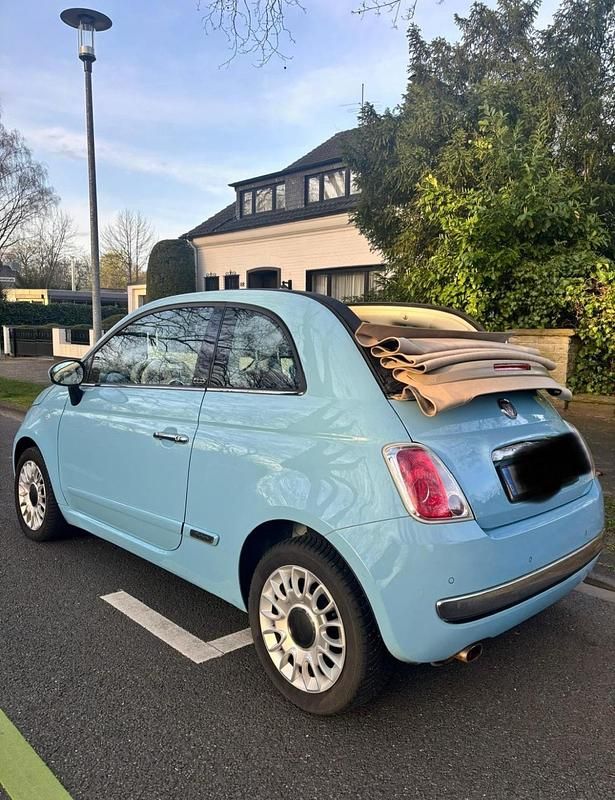 Second-hand Fiat 500C 96 CP (70 kW) 2012 Albastru Cabrio