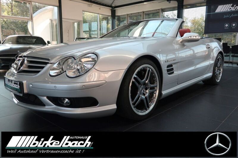 Brillantsilber metalliclack Gebraucht 2003 Mercedes SL55 AMG AMG Cabrio | 64.950 € - Bild 1/4