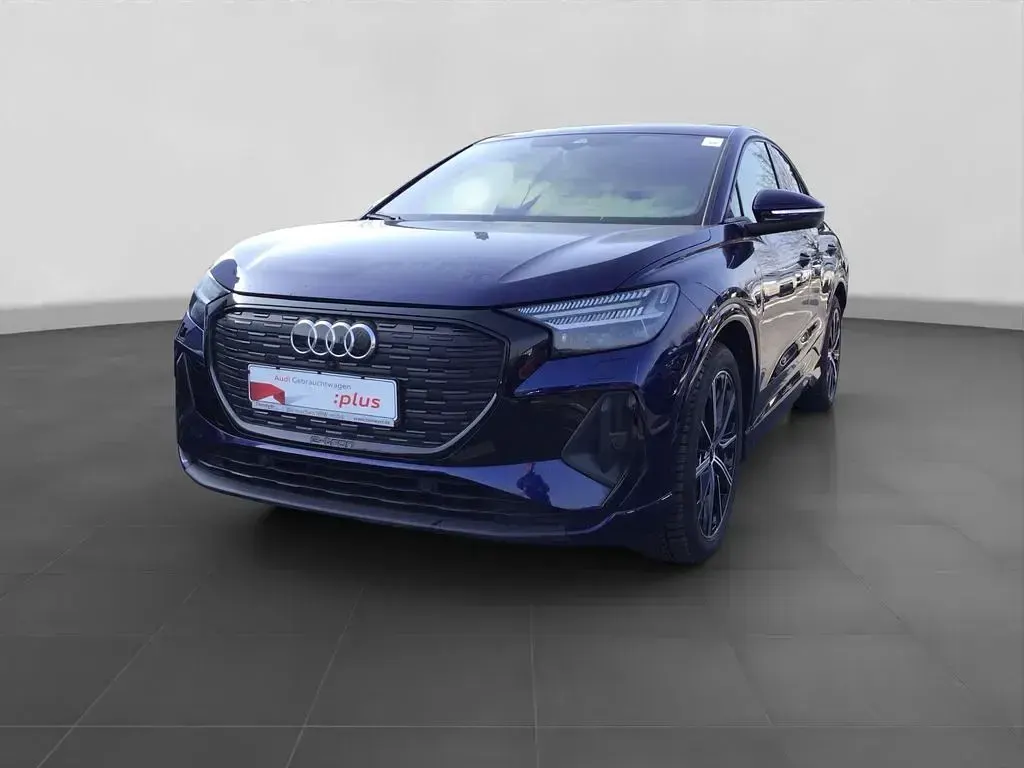 Gebraucht Audi Q4 Sportback e-tron S-Line 210 kW (286 PS) 2024 Blau SUV