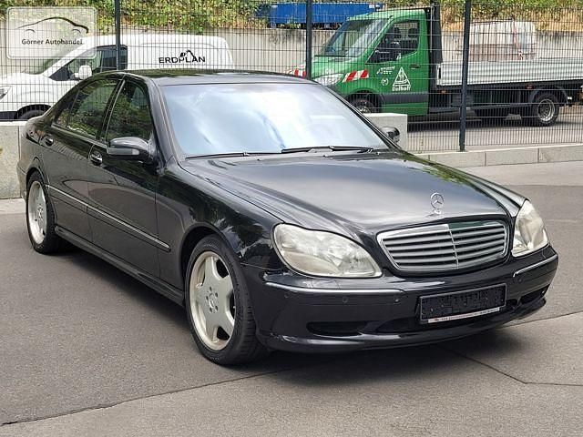 Schwarz Gebraucht 2001 Mercedes S600 Limousine | 18.900 € - Bild 1/4