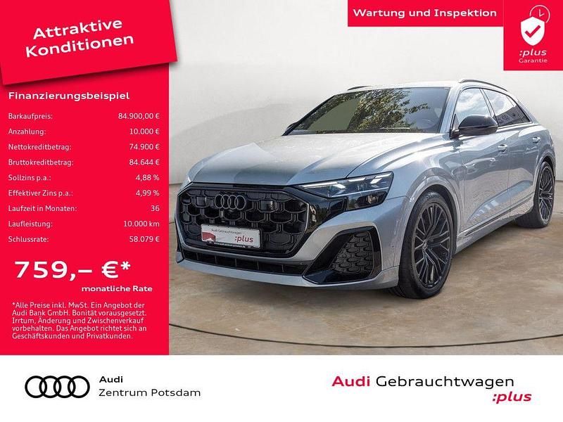 Satellitsilber metallic Gebraucht 2024 Audi Q8 Ambiente SUV | 84.900 € - Bild 1/4