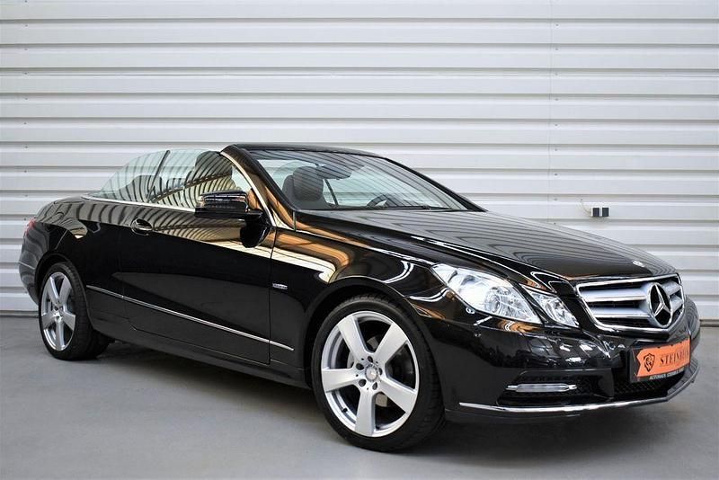 Schwarz Gebraucht 2012 Mercedes E250 Avantgarde Cabrio | 23.990 € - Bild 1/4