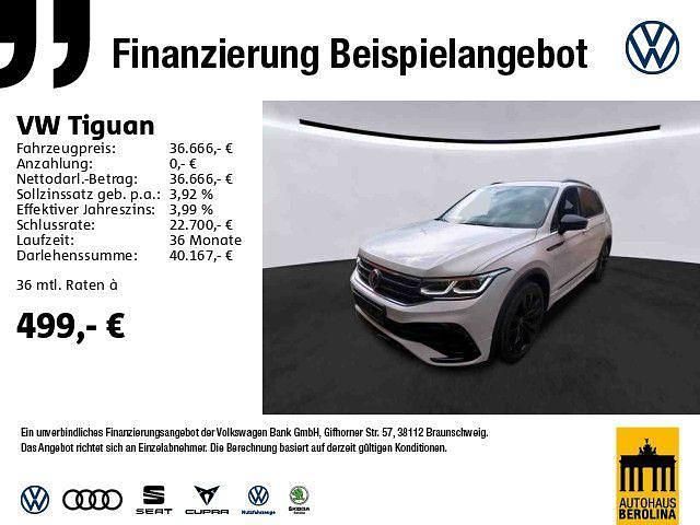 Weiß Gebraucht 2021 VW Tiguan R-line SUV | 36.666 € (Fairer Preis) - Bild 1/4