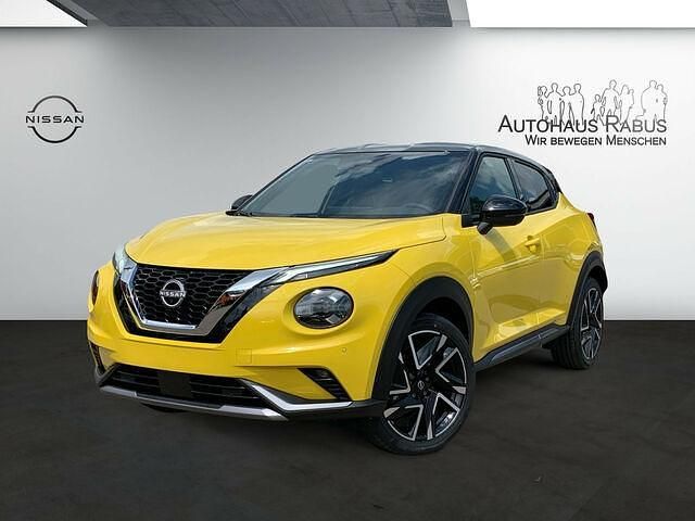 Gebraucht Nissan Juke 114 PS (83 kW) 2024 Iconic yellow (p) kontrast bla SUV