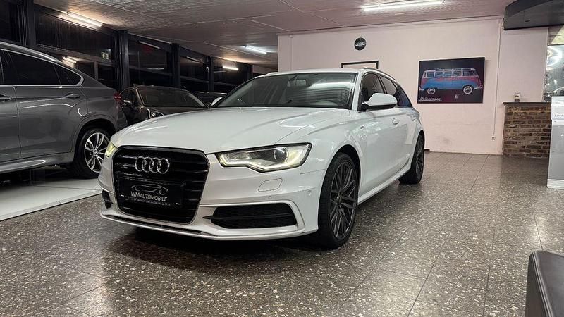 Weiß Gebraucht 2014 Audi A6 S-Line Kombi | 10.895 € (Guter Preis) - Bild 1/4