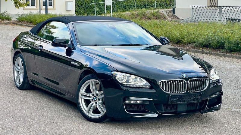Schwarz Gebraucht 2013 BMW 650 Cabriolet M Sport Cabrio | 33.485 € (Teuer) - Bild 1/4