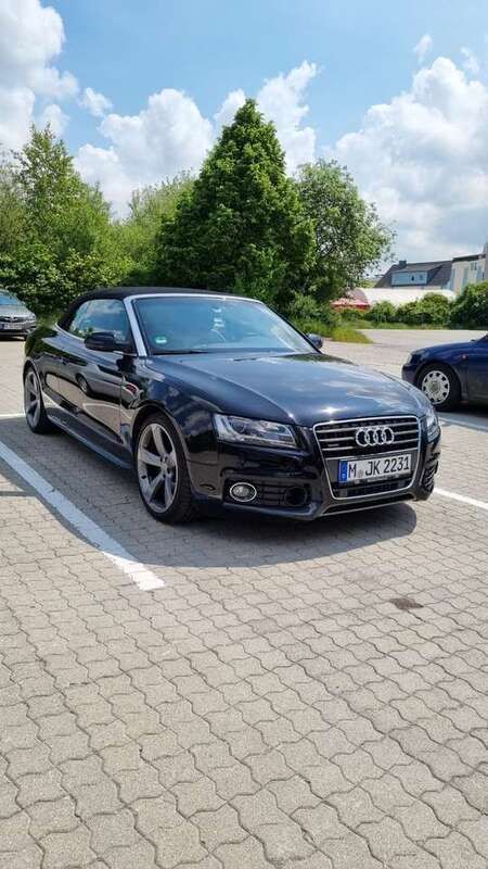 Schwarz Gebraucht 2011 Audi A5 Cabriolet Cabrio | 15.000 € (Etwas zu teuer) - Bild 1/4