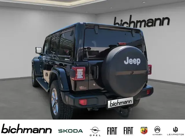 Gebraucht Jeep Wrangler Unlimited Sahara 200 PS (147 kW) 2018 Schwarz SUV