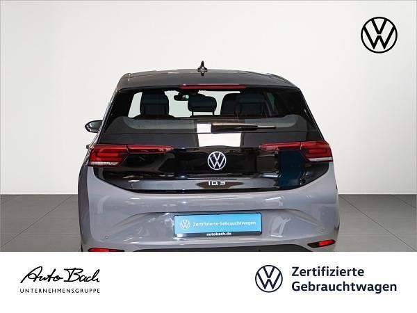 Gebraucht VW ID.3 Pure 110 kW (150 PS) 2021 Grau (mondsteingrau/schwarz) Kleinwagen