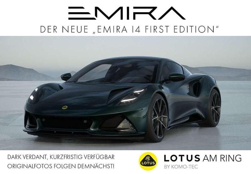 Dark verdant green + black pac Gebraucht 2022 Lotus Emira Coupé | 95.500 € - Bild 1/4