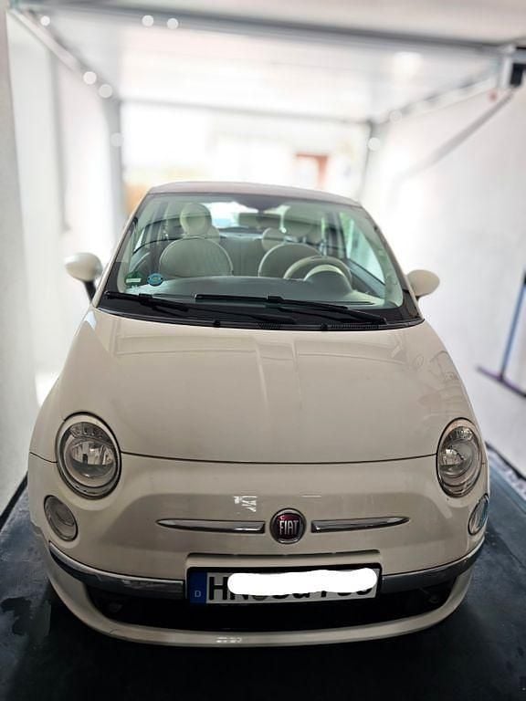Gebraucht Fiat 500 Lounge 69 PS (50 kW) 2009 Weiß Cabrio