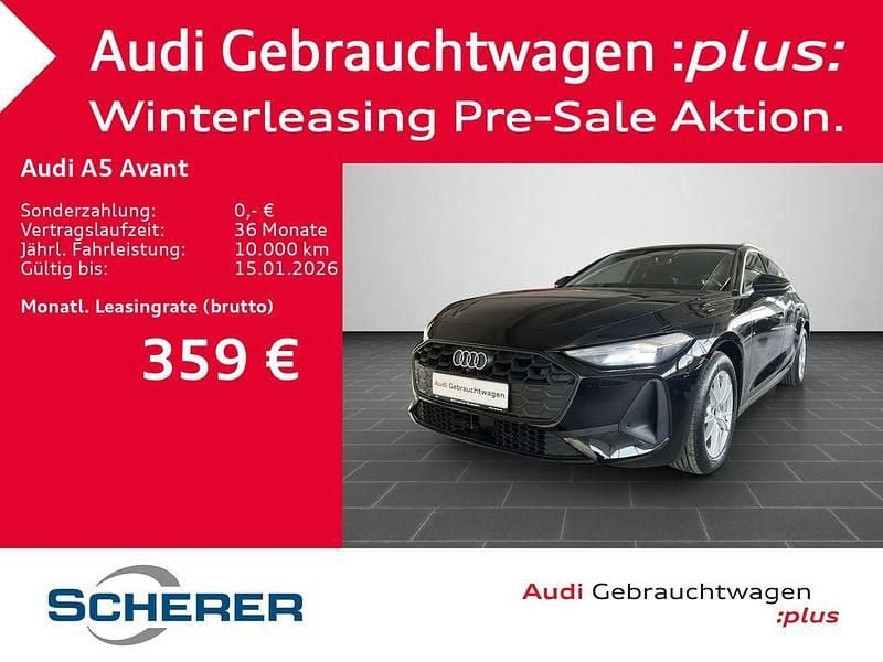 Mythosschwarz metallic (metallic) Gebraucht 2025 Audi A5 Ambiente Coupé | 41.890 € (Superpreis) - Bild 1/4