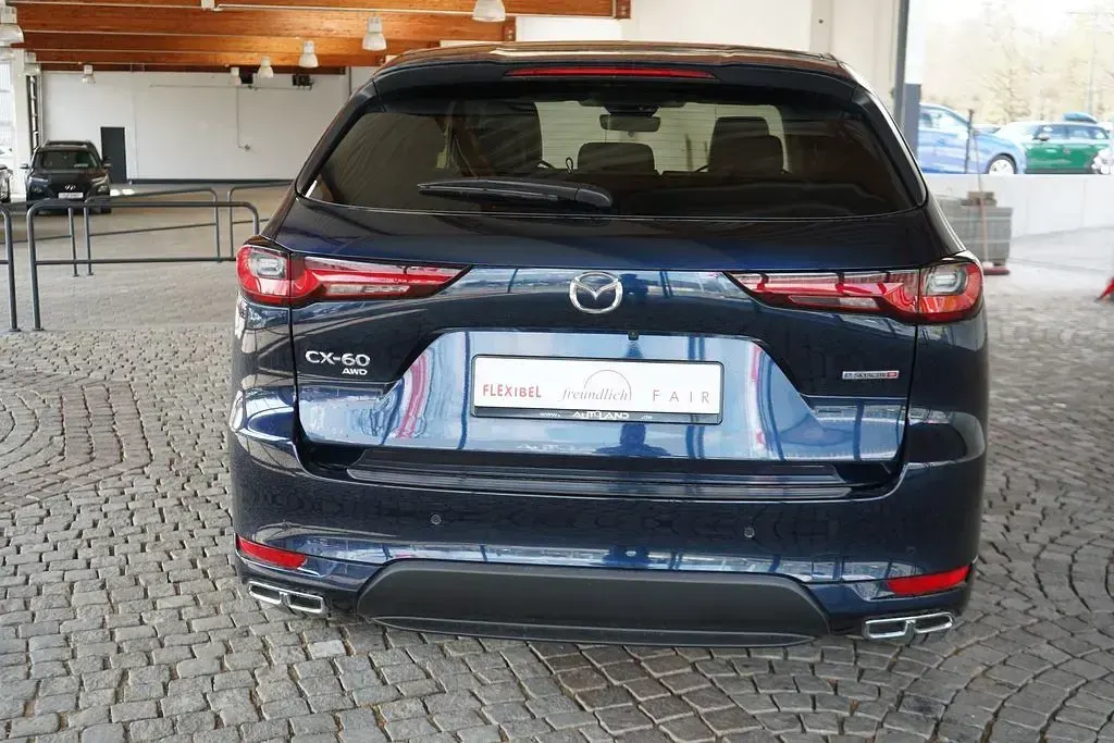 Gebraucht Mazda CX-60 Exclusive-Line 254 PS (186 kW) 2023 Blau SUV