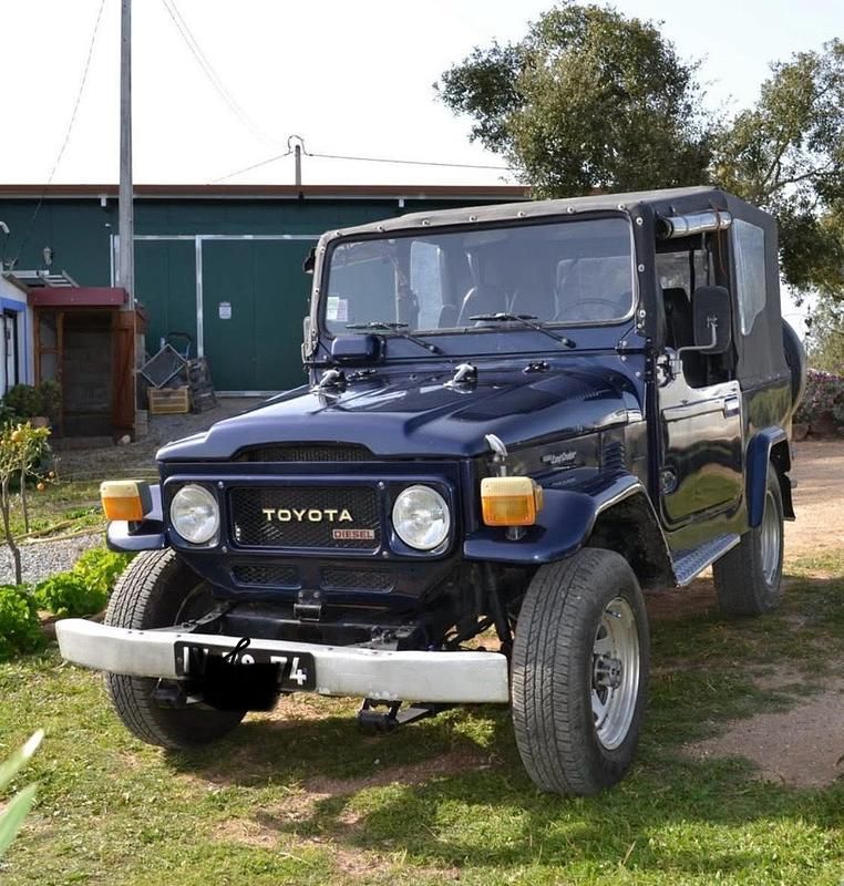 Gebraucht Toyota Land Cruiser 76 PS (55 kW) 1984 Blau Cabrio