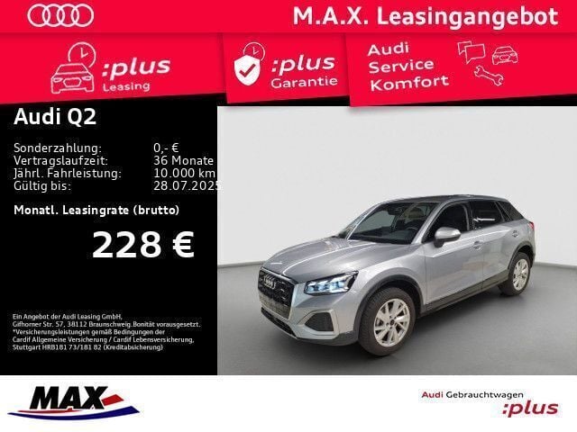 Florettsilber metallic Gebraucht 2024 Audi Q2 Advanced SUV | 31.299 € (Fairer Preis) - Bild 1/3