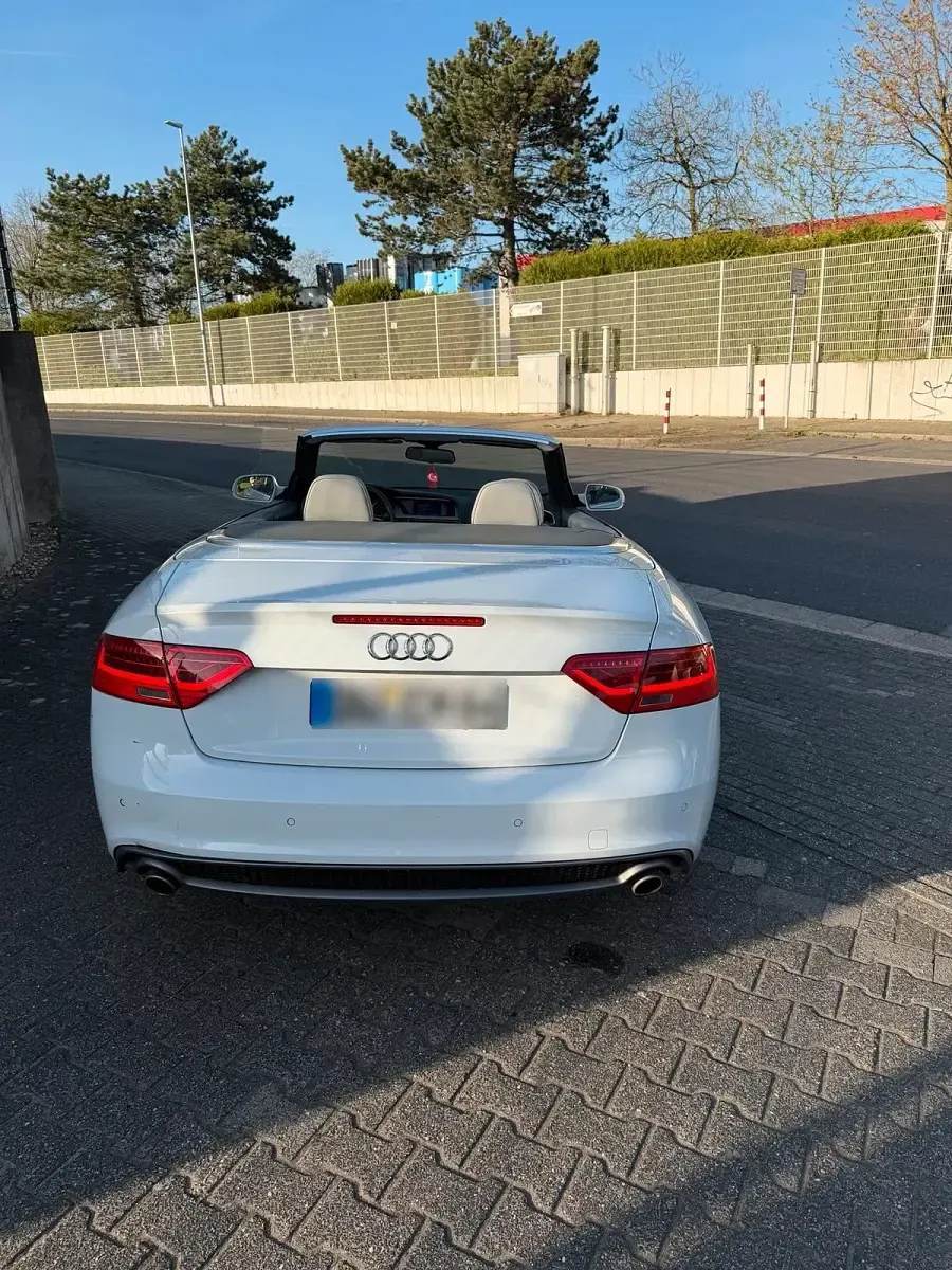 Gebraucht Audi A5 Cabriolet S-Line 204 PS (150 kW) 2014 Weiß Cabrio
