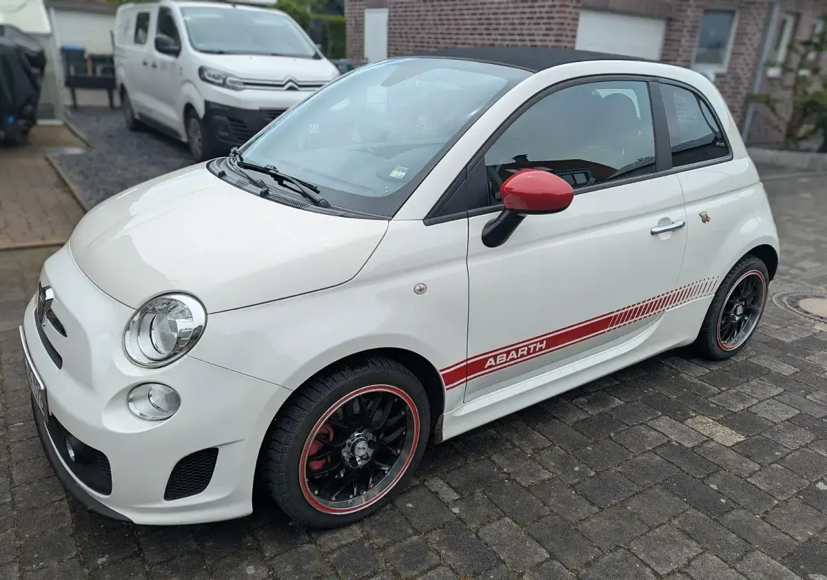 Gebraucht Abarth 500C Custom 135 PS (99 kW) 2015 Weiß Cabrio