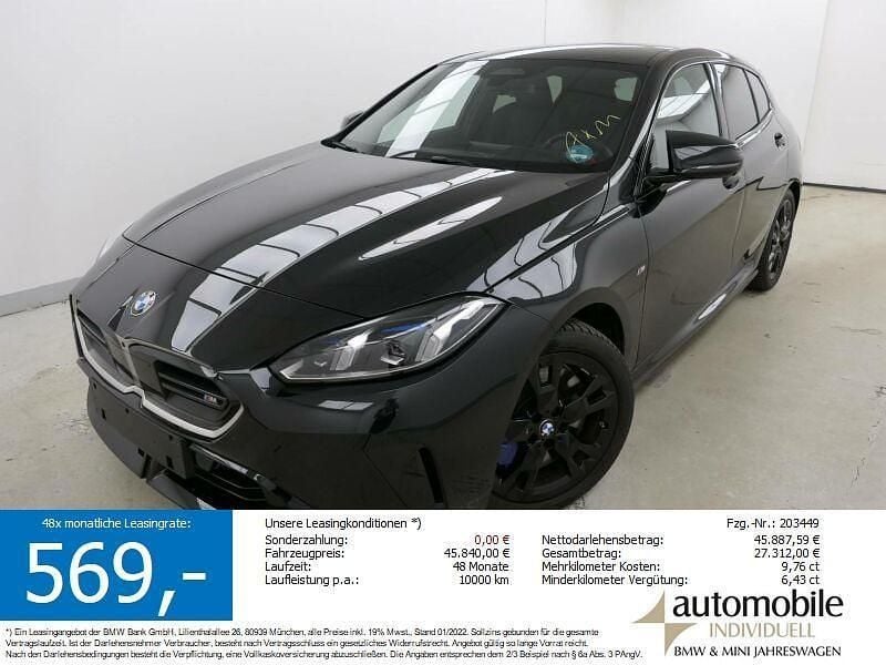 Schwarz Gebraucht 2024 BMW M135 Performance Kleinwagen | 44.640 € (Etwas zu teuer) - Bild 1/4