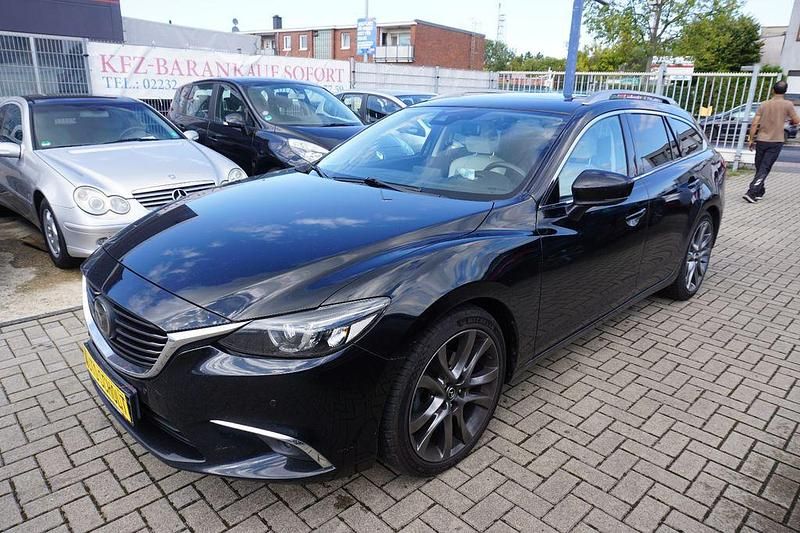 Schwarz Gebraucht 2016 Mazda 6 Sports-Line Kombi | 11.500 € (Fairer Preis) - Bild 1/4