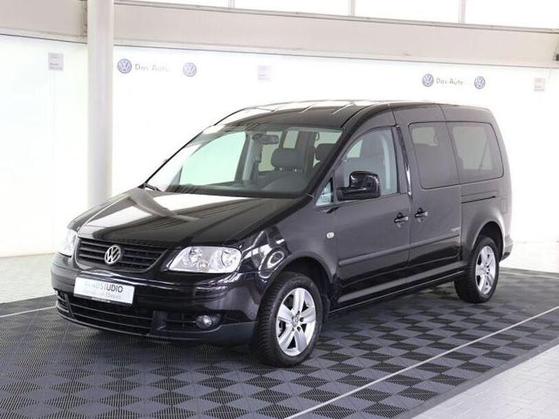 Schwarz Gebraucht 2010 VW Caddy Maxi Van / Kleinbus | 9.980 € (Fairer Preis) - Bild 1/4