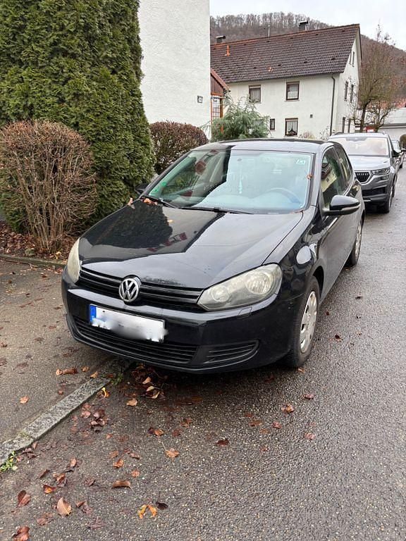 Gebraucht VW Golf VI Comfortline 80 PS (58 kW) 2009 Schwarz Kleinwagen